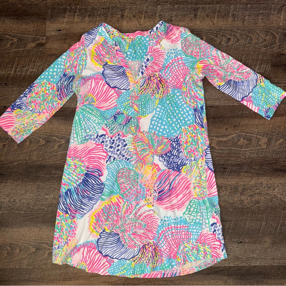Lilly Pulitzer Ali Dress Multi Roar of the Seas Women’s Size Medium